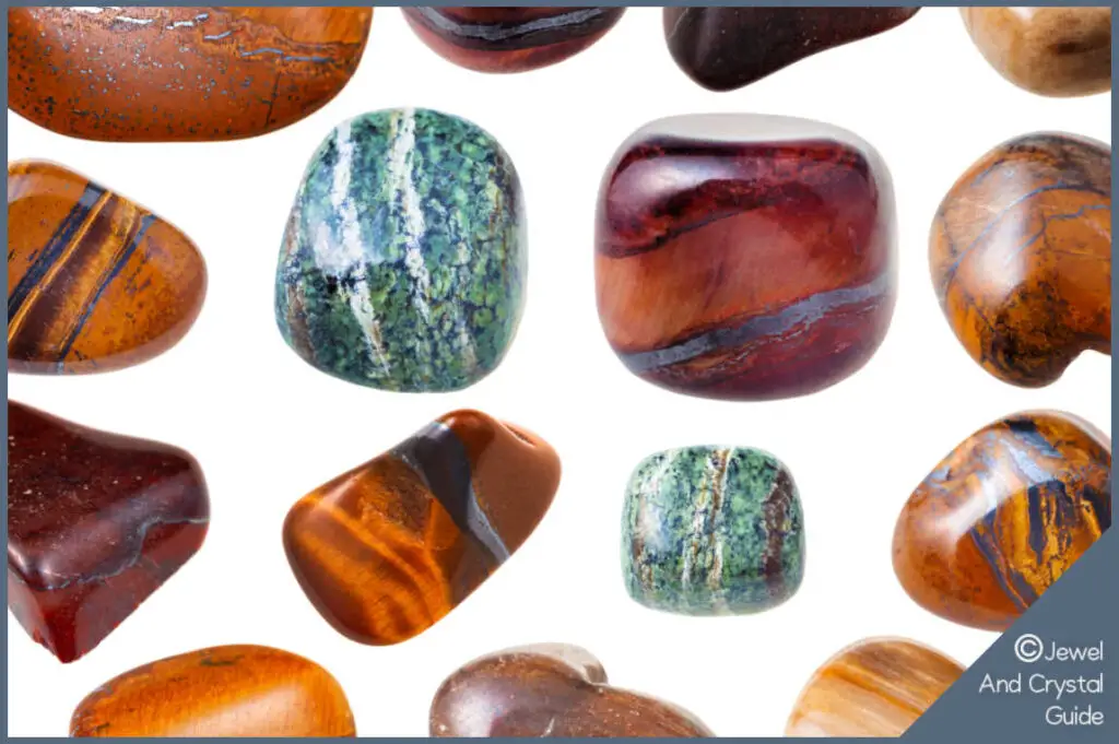 Different types of tiger's eye
