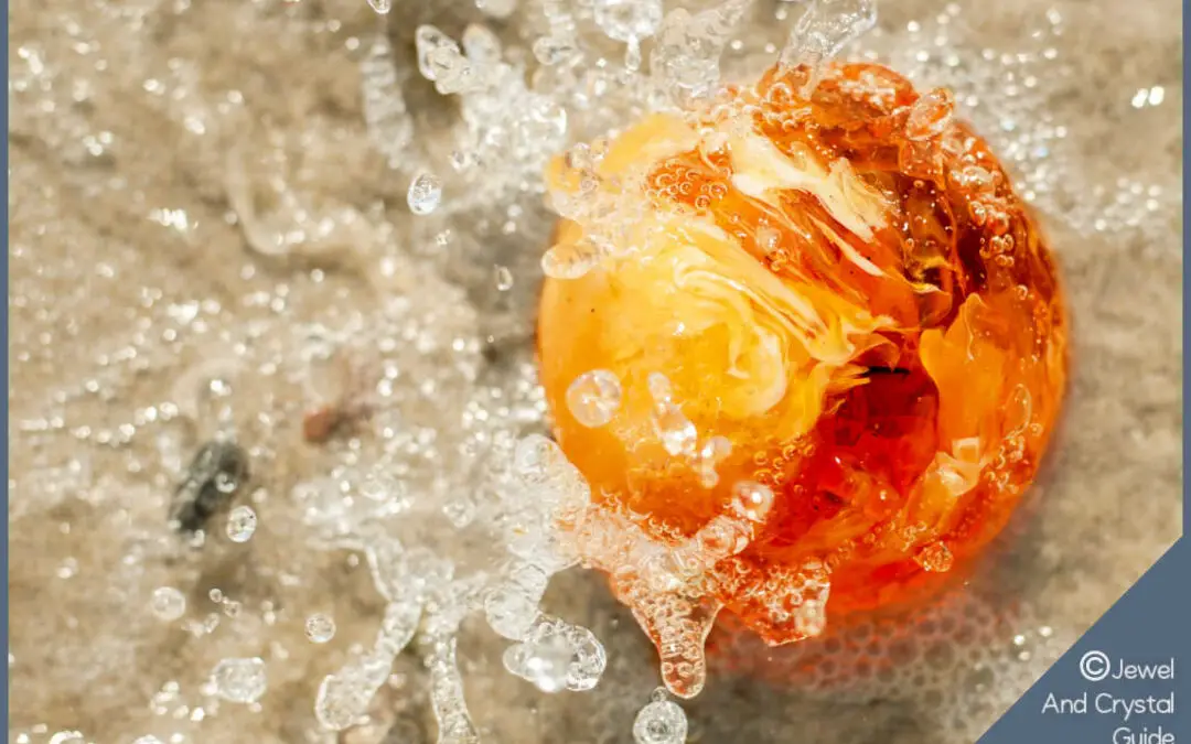 Charge amber in moonlight, water, and…
